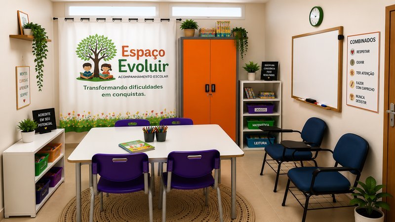 Sala do Espaço Evoluir